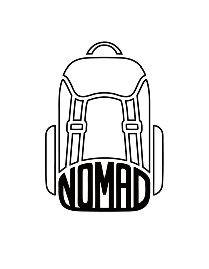 Unisex "Nomad" Graphic Printed Regular Fit T-Shirt