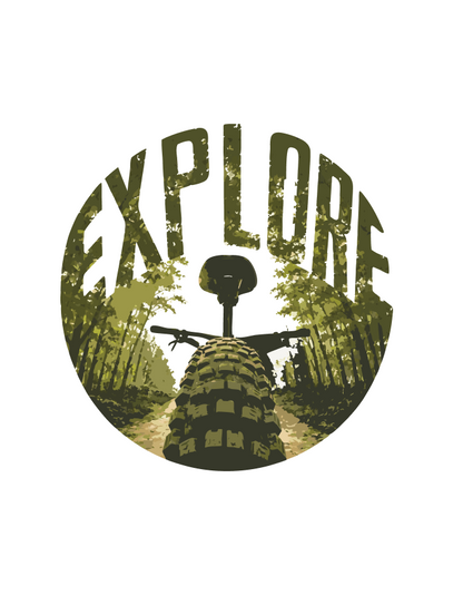 Unisex "Explore" Graphic Printed Regular Fit T-Shirt
