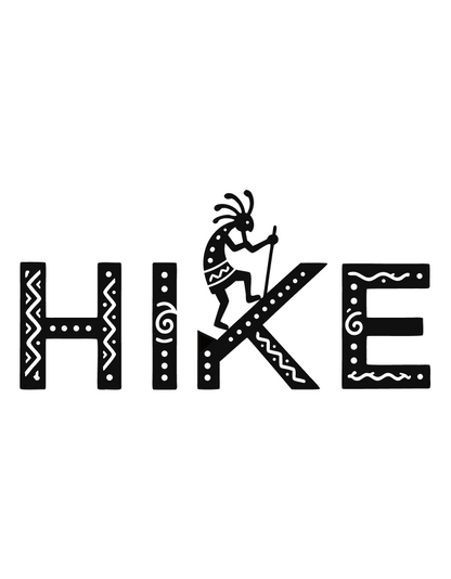 Unisex "Hike" Graphic Printed Regular Fit T-Shirt