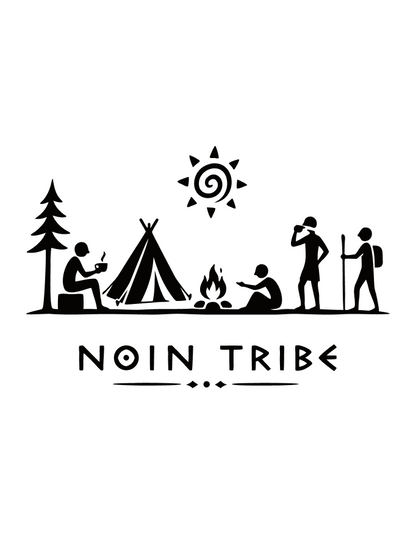 NOIN Tribe Graphic Printed Unisex Classic Crew T-Shirt